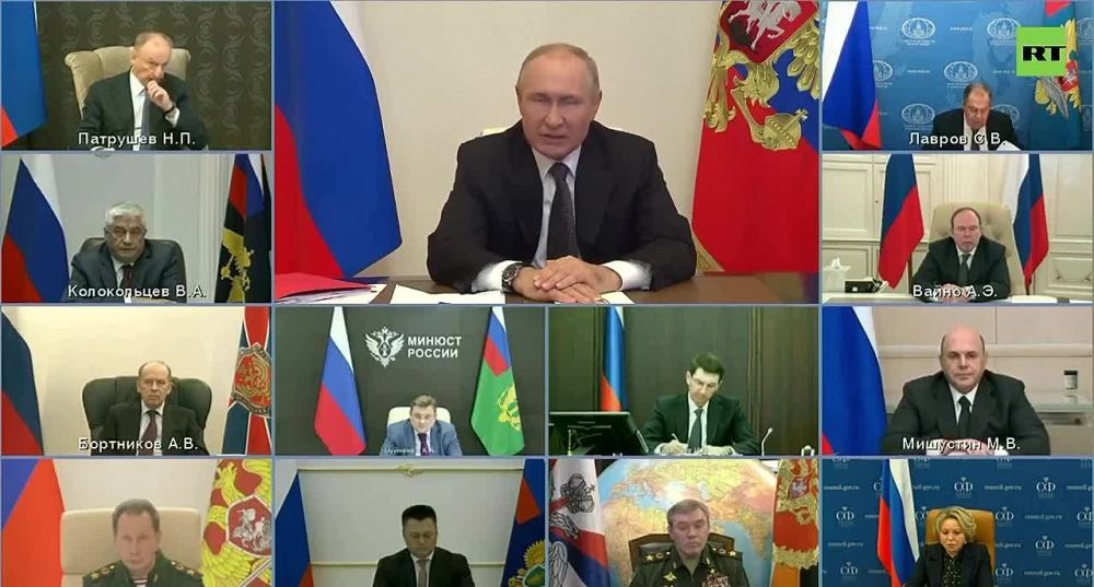 Путин на заседании Совбеза поручил правительству создать специальный координационный совет для координации работы по повышению безопасности