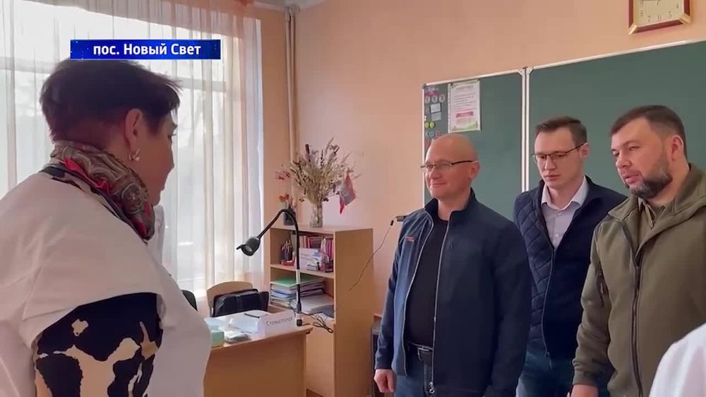 Медосмотр школьников в посёлке Новый Свет