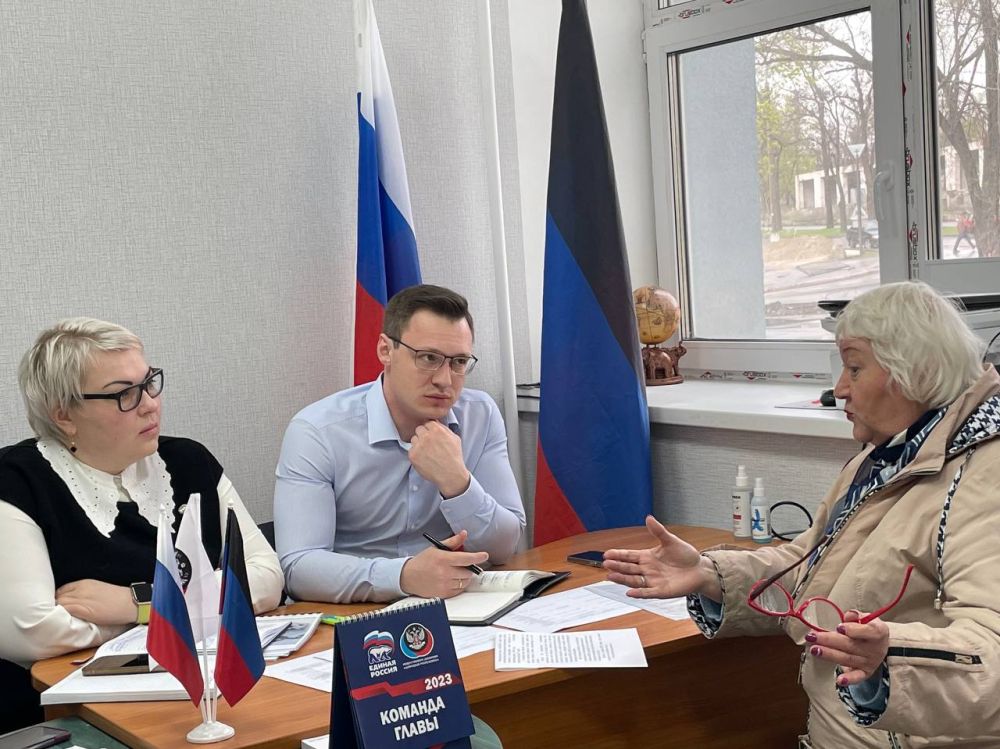 Дмитрий Гарцев: Провёл приём граждан в Мариуполе