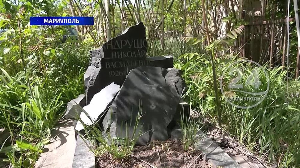 Студенты ПГТУ и сотрудники мариупольской ГАИ восстанавливают могилу Героя Советского Союза