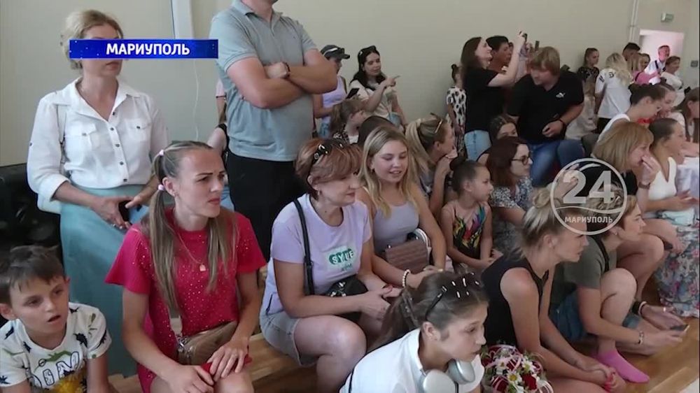 Соревнования самых младших гимнасток мариупольской КДЮСШ «Прометей»