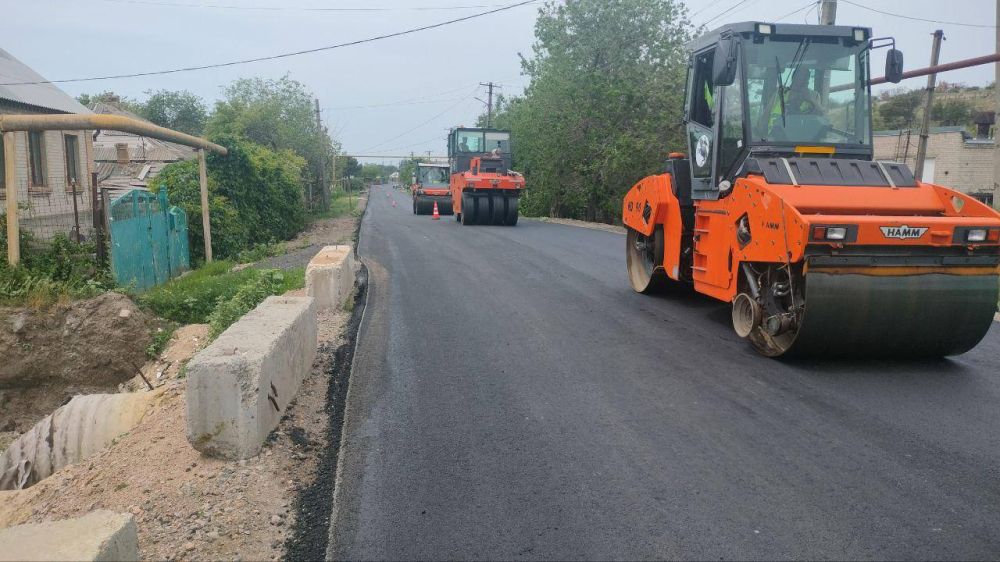 Московская область продолжает благоустройство дороги Новоазовск–Мариуполь–Сопино–Виноградное