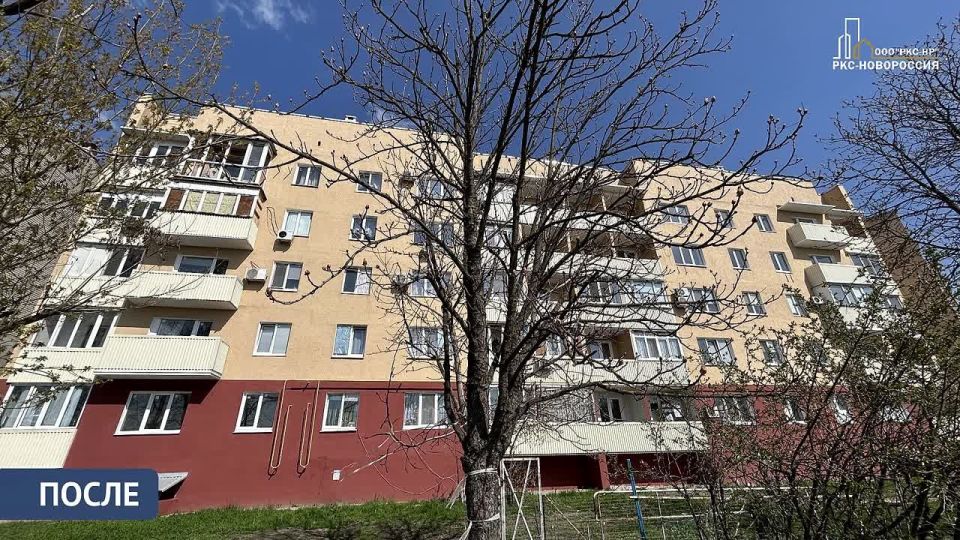 Как восстанавливают дом на улице Первомайской в мариупольском посёлке Каменск