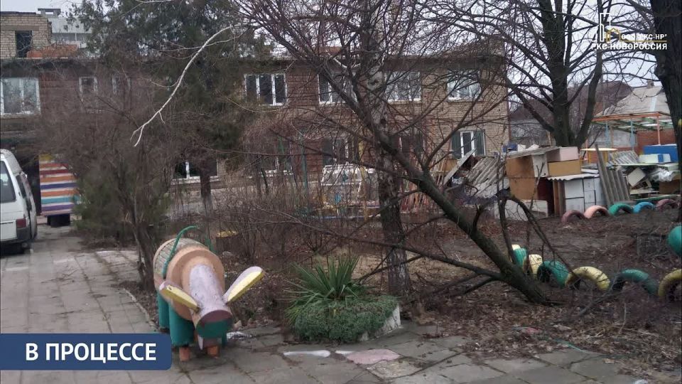 Детский сад на улице Ушакова в Мариуполе: процесс восстановления