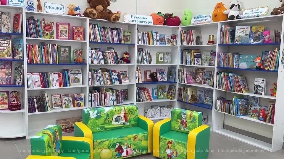 Петербург пополнил фонд детской библиотеки Мариуполя