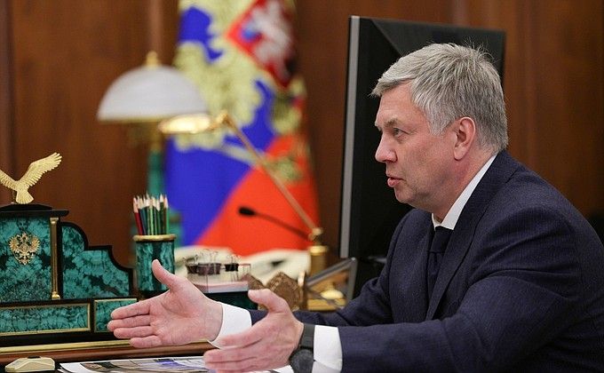 Алексей Русских доложил Президенту о социально-экономическом развитии региона