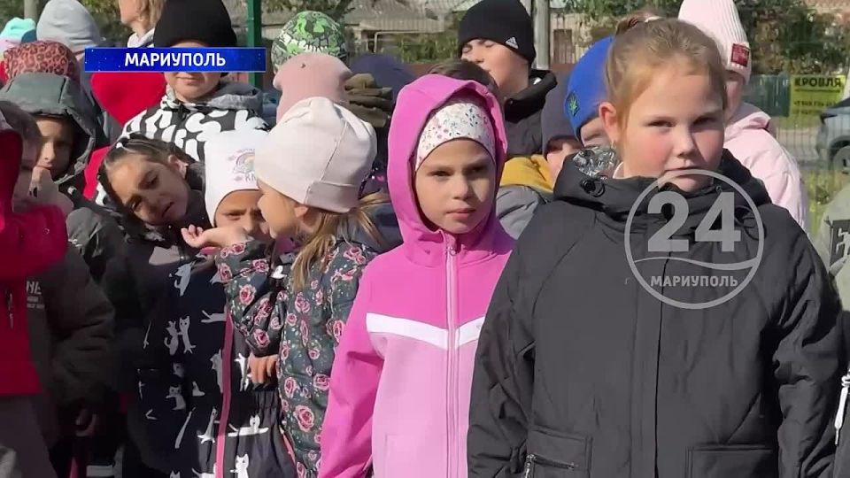 Торжественное открытие школьного спасательного отряда прошло в Мариуполе! 17.10.2025