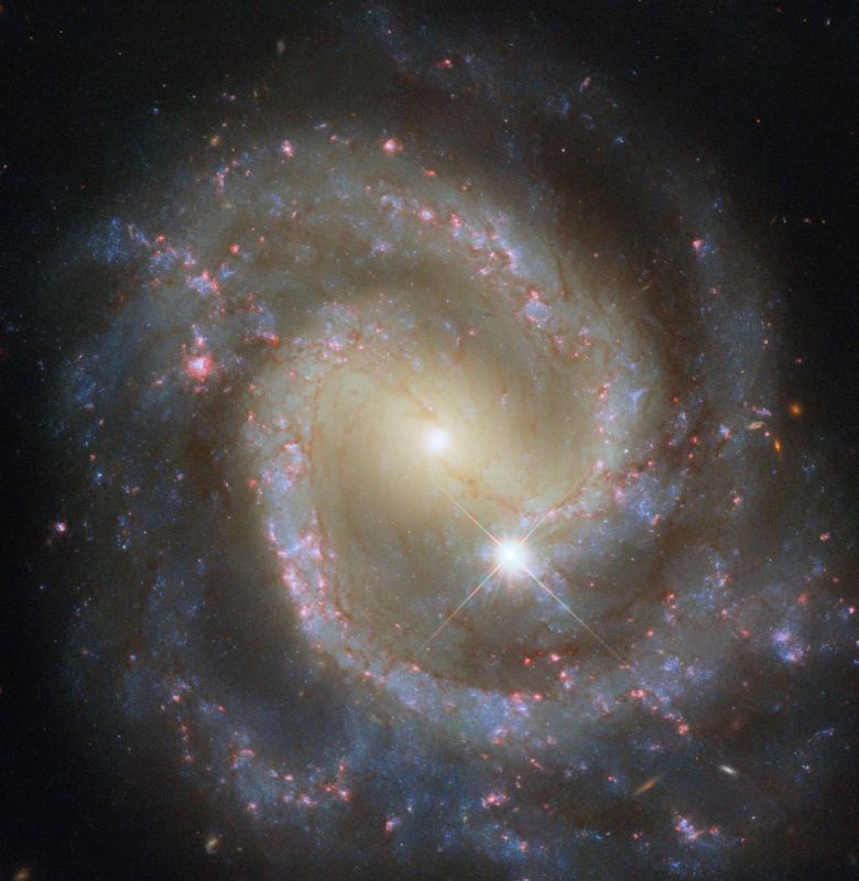 Спираль NGC 3507 из созвездия Льва