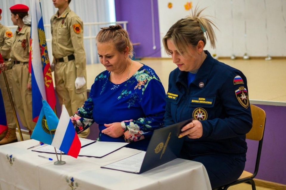 В средней школе №5 прошло очередное занятие в рамках проекта «Школа антитеррора»