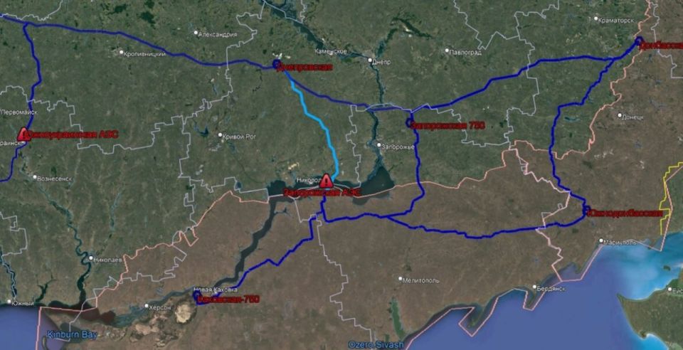 Марат Баширов: Есть хорошие новости. Запорожская АЭС подключена к линии 750 кВ. Вопрос к какой? В чем вопрос? К нашей или украинской? Например, если к мариупольской - это наша