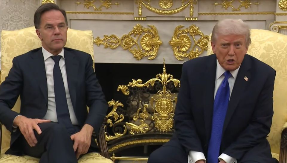 Заявления Трампа в Белом доме на встрече с генсеком НАТО Рютте