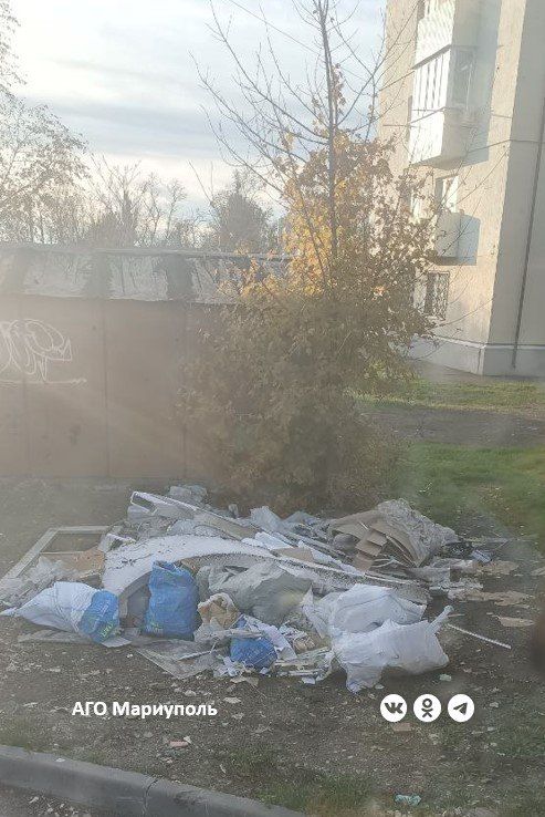 В Приморском районе Мариуполя коммунальщики ликвидировали стихийные свалки