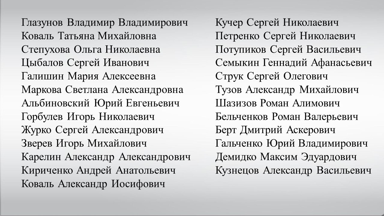 В связи с ликвидацией администрации Ильичёвского района города Мариуполя (распоряжение администрации города Мариуполя от 08.09.2025 № 72) просим обратиться в администрацию граждан, указанных в карточках