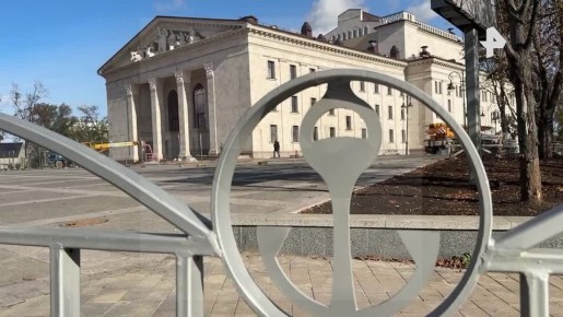 Реконструкция Русского драматического театра в Мариуполе выходит на финишную прямую