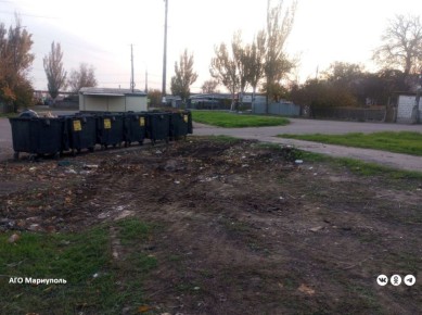 В Ильичевском районе Мариуполя коммунальщики ликвидировали стихийные свалки