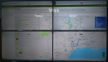 Мариупольтранс: МУП «МАРИУПОЛЬТРАНС» внедрена цифровая технология «Умный город» - глобальная навигационная спутниковая система контроля GPS/ГЛОНАСС работающая на основе спутниковой навигации