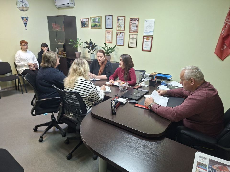 Состоялась встреча руководителя Управы Ильичевского района города Мариуполь Скударь Владимира с сотрудниками Управы