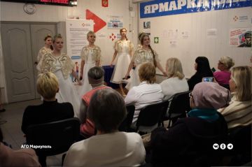 Ко Дню матери в Мариуполе прошло торжественное заседание Женского клуба «Вместе мы сильнее»