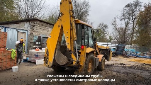 Строители Ленобласти выполнили половину работ по устройству дренажной канализации в ДК «Чайка»