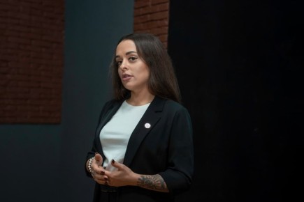 “Нюрнберг”: военкор Екатерина Романова представила свой фильм и встретилась с молодежью Донецка