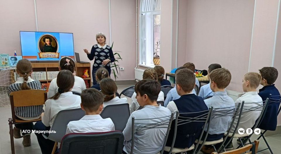 Мариупольские школьники узнали малоизвестные факты о жизни и творчестве Пушкина