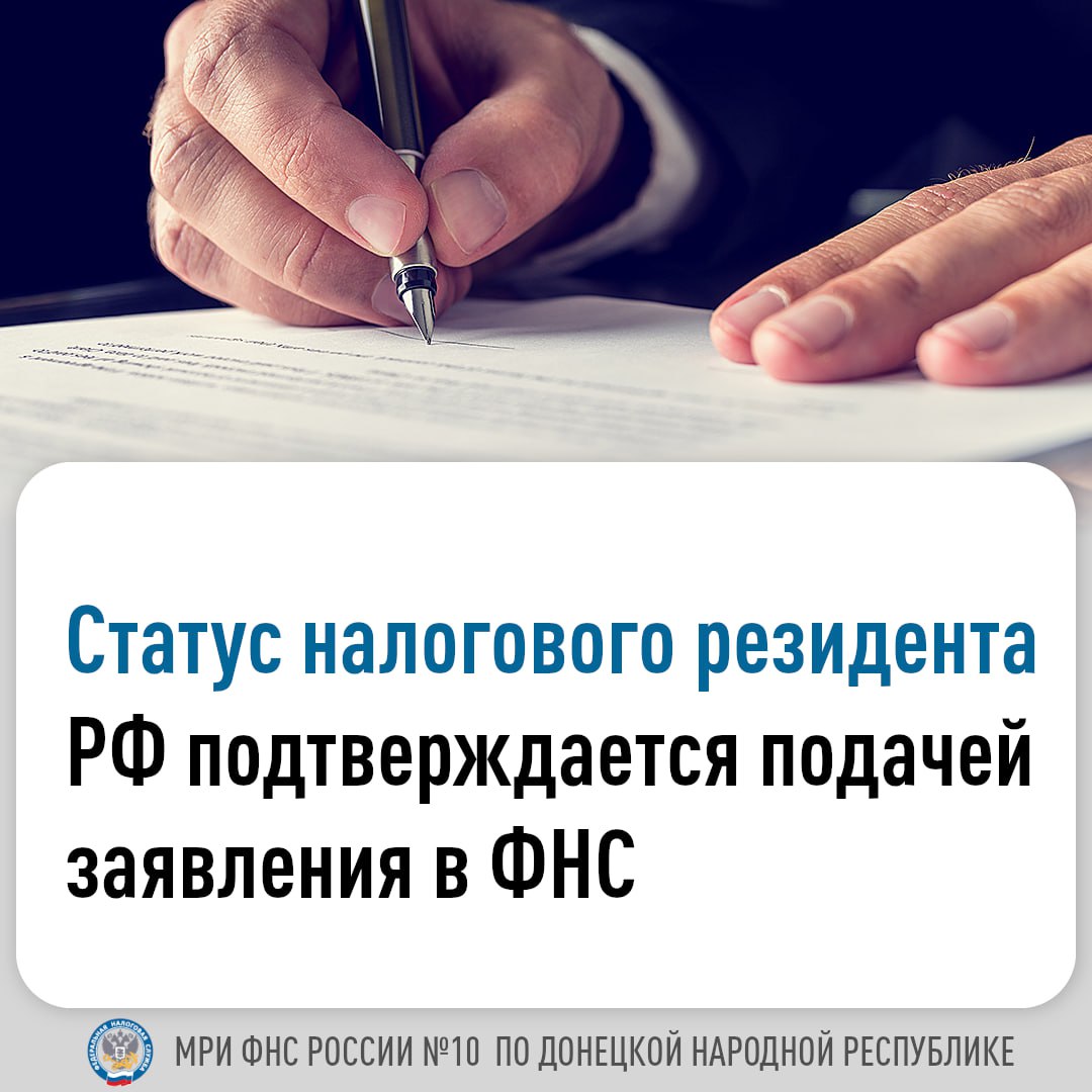Документ, подтверждающий статус, выдаётся за один календарный год (текущий или предыдущий)