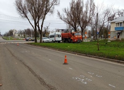 На ул. Орджоникидзе выполнена фрезеровка дорожного полотна для последующей укладки нового покрытия