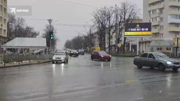 В Мариуполе пошёл первый снег