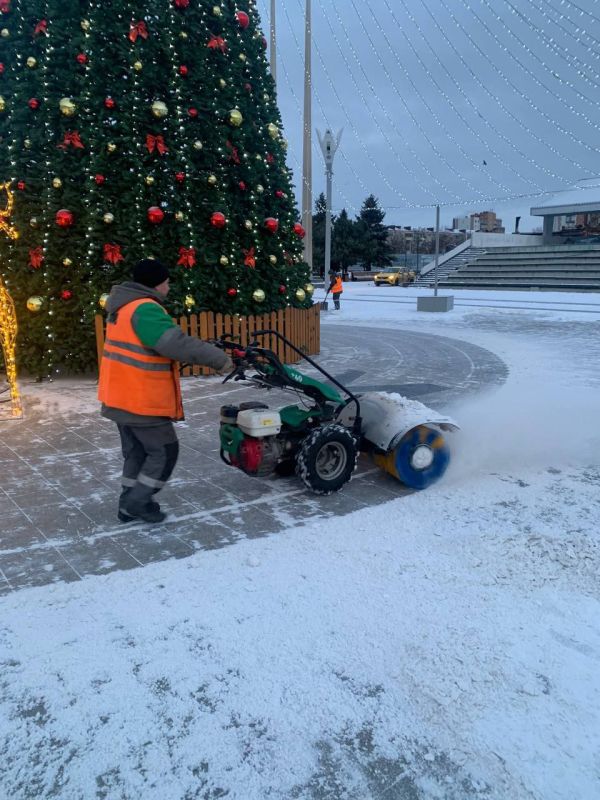 Городские службы оперативно справились с последствиями снегопада