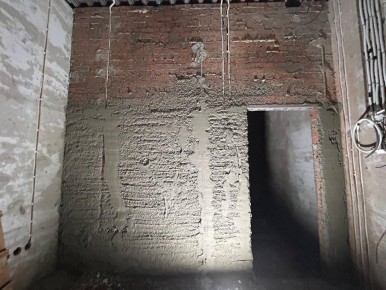 Строители из Ленинградской области продолжают монтаж сетей теплоснабжения в ДК «Чайка»