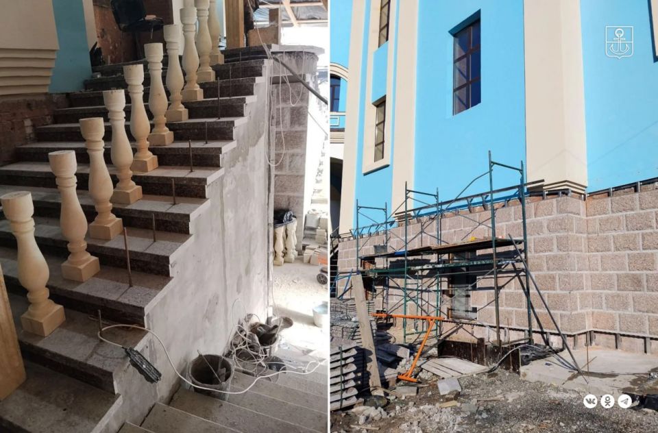 Строители Санкт-Петербурга продолжают восстановление Храма Покрова Божьей Матери