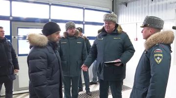 Денис Пушилин: Новую пожарно-спасательную часть в регионе открыли вместе с главой МЧС России Александром Куренковым и его заместителем Алексеем Кострубицким