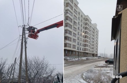Во всех районах Мариуполя энергетики проинспектировали линии наружного освещения