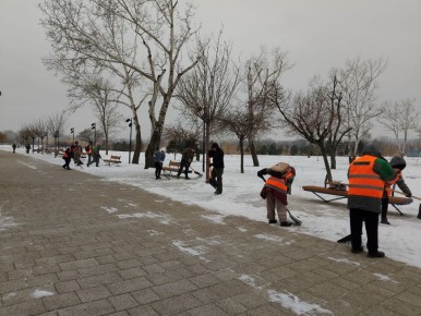 Зимний субботник в парке им. Н.А. Гурова: вместе — к уютному пространству!