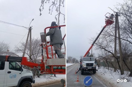 Мариупольские энергетики за неделю ликвидировали повреждения в более 2,5 километрах сетей наружного освещения