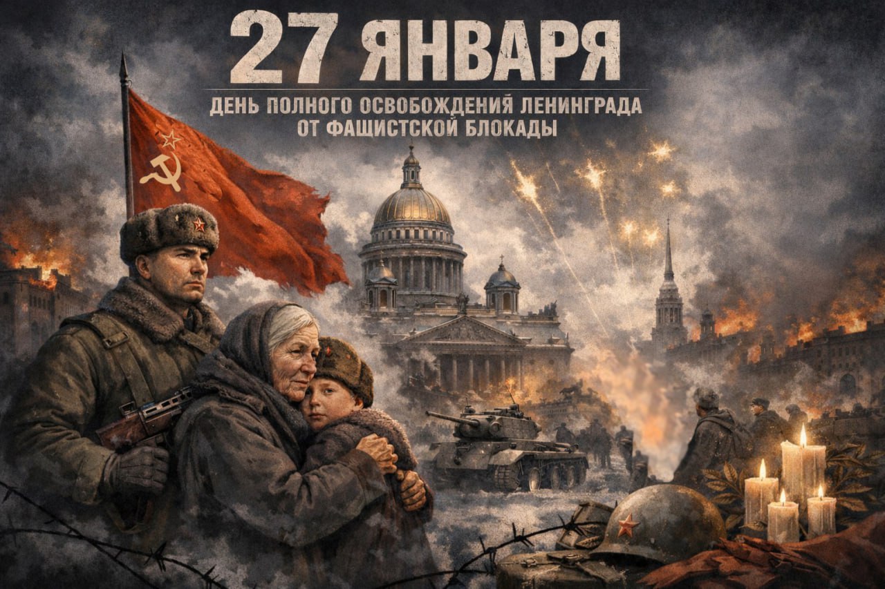 Антон Кольцов: Сегодня вместе с нашим городом-побратимом и всей Россией мы отмечаем День воинской славы – 82-ю годовщину полного освобождения Ленинграда от фашистской блокады