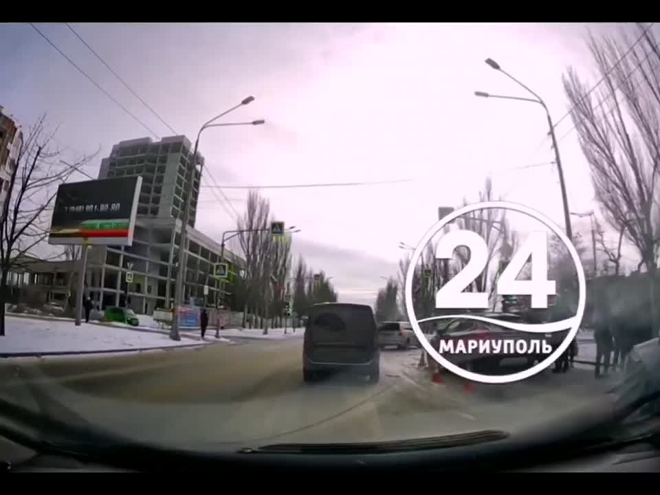 Сегодня днем произошло ДТП