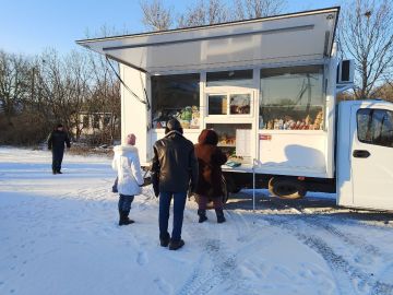 С 3 по 6 февраля 2026 года осуществлена выездная торговля с использованием автомагазинов в населенных пунктах городских округов Донецк, Горловка, Мариуполь, на территории г