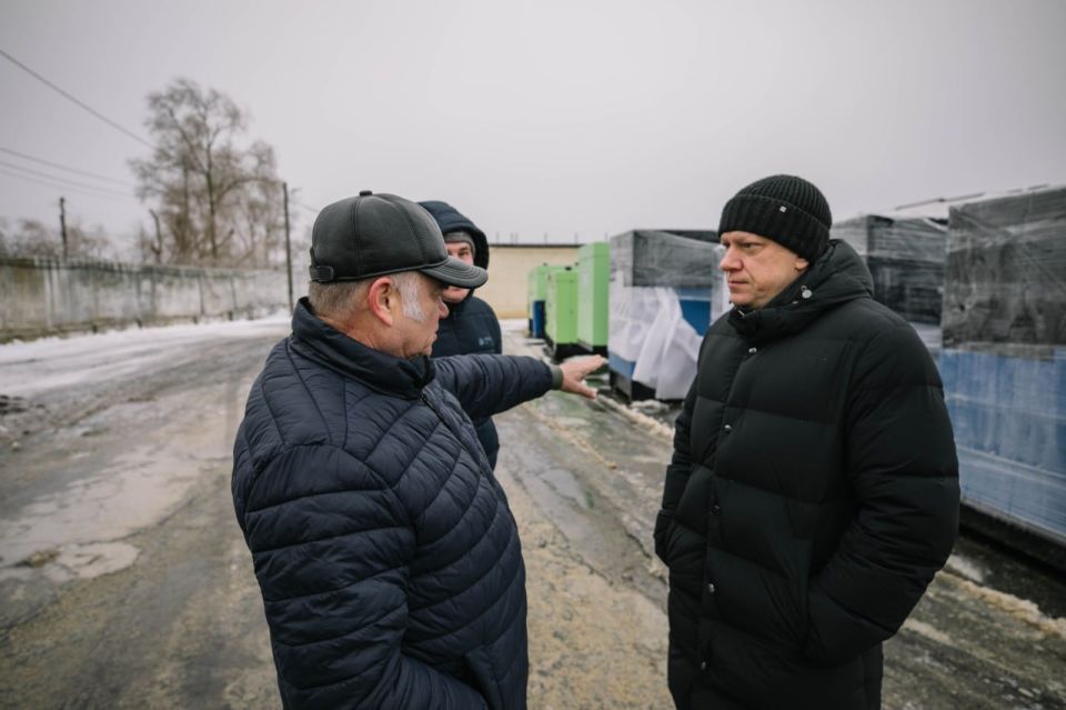 Антон Кольцов: Получили 4 мощных генератора из Санкт-Петербурга