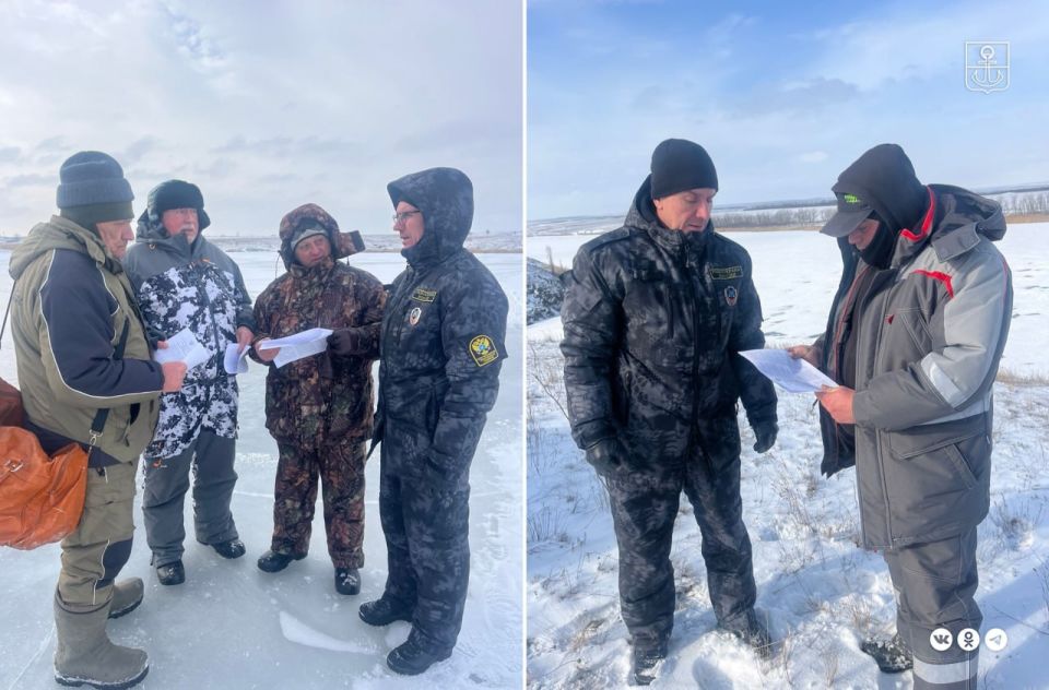 Мариупольцам напоминают о правилах безопасности во время зимней рыбалки