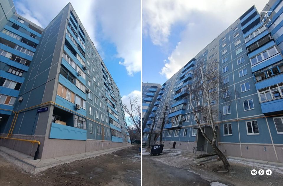 Строители восстановили многоквартирный дом на улице Киевской