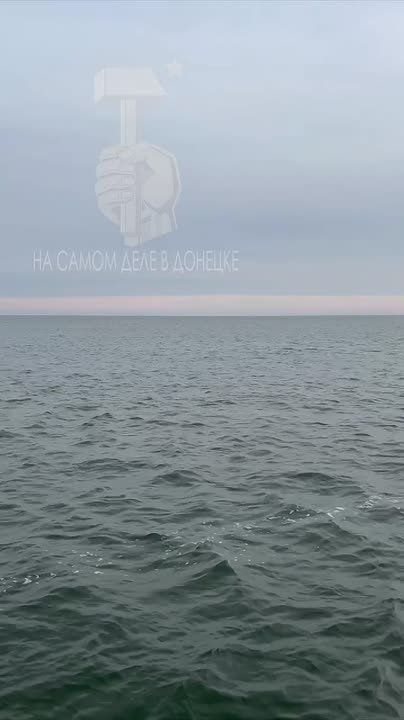 Азовское море в Мариуполе сегодня