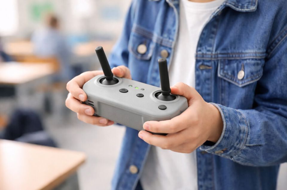 Мариупольские школьники прошли мастер-класс по пилотированию БПЛА