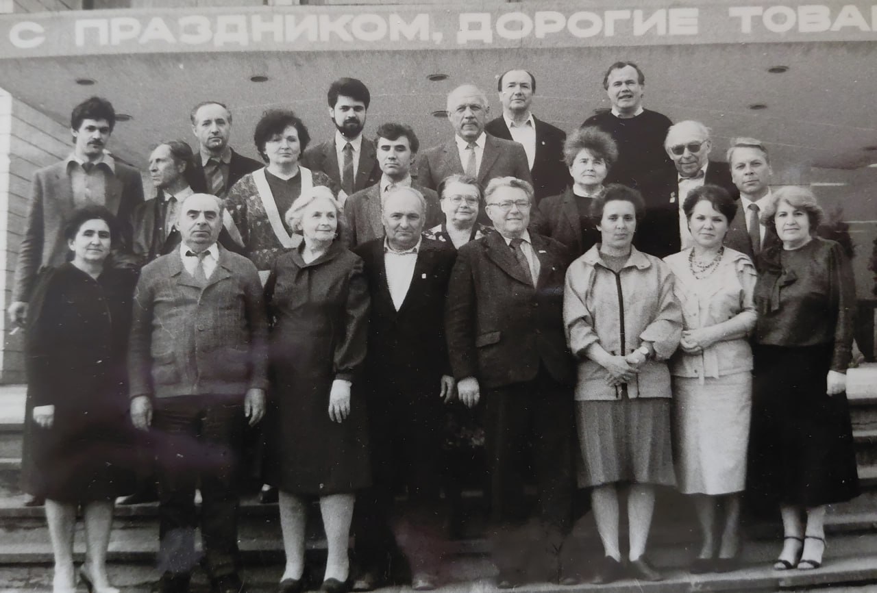 Коллектив редакции газеты «Ильичевец», 1990 год