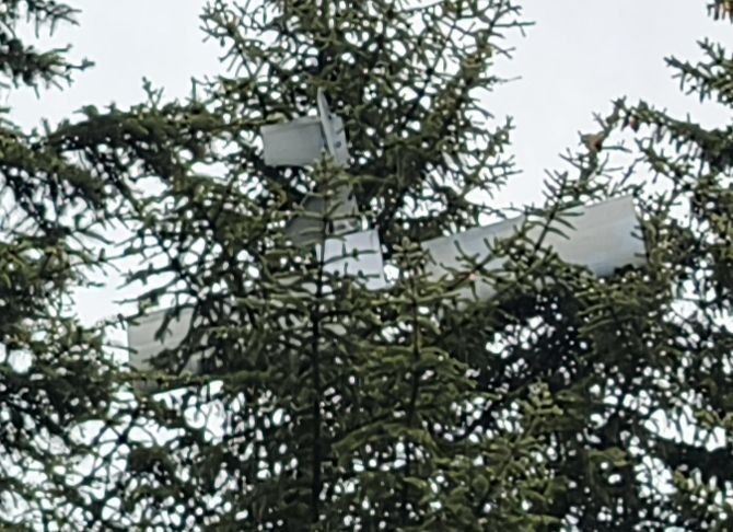 Ударный дрон "Darts", подавленный "Куполом Донбасса" под Мариуполем