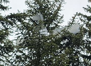 Ударный дрон "Darts", подавленный "Куполом Донбасса" под Мариуполем