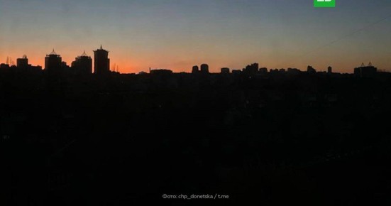 Донецке и Мариуполе пропал свет