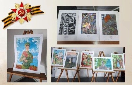 В Управе Ильичевского внутригородского района города Мариуполь проходит выставка, приуроченная к празднованию Дня Победы