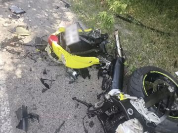 Мотоцикл, встречная полоса, двое погибших!