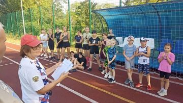 На стадионе «Олимп» прошел День бега и прыжков